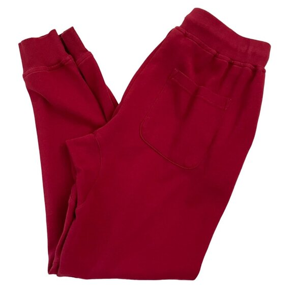 Original Use Red Jogger Pants Mens Small Sweatpants Cotton and Polyester Blend - Picture 2 of 9
